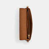 CAO03-Mila Crossbody Bag In Signature Canvas-B4/Tan Caramel