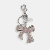 CAX72-Bow Bag Charm-Lh/Purple