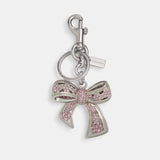 CAX72-Bow Bag Charm-Lh/Purple