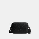 CBG19-Charter Crossbody Bag 19 In Maxi Signature Leather-Black