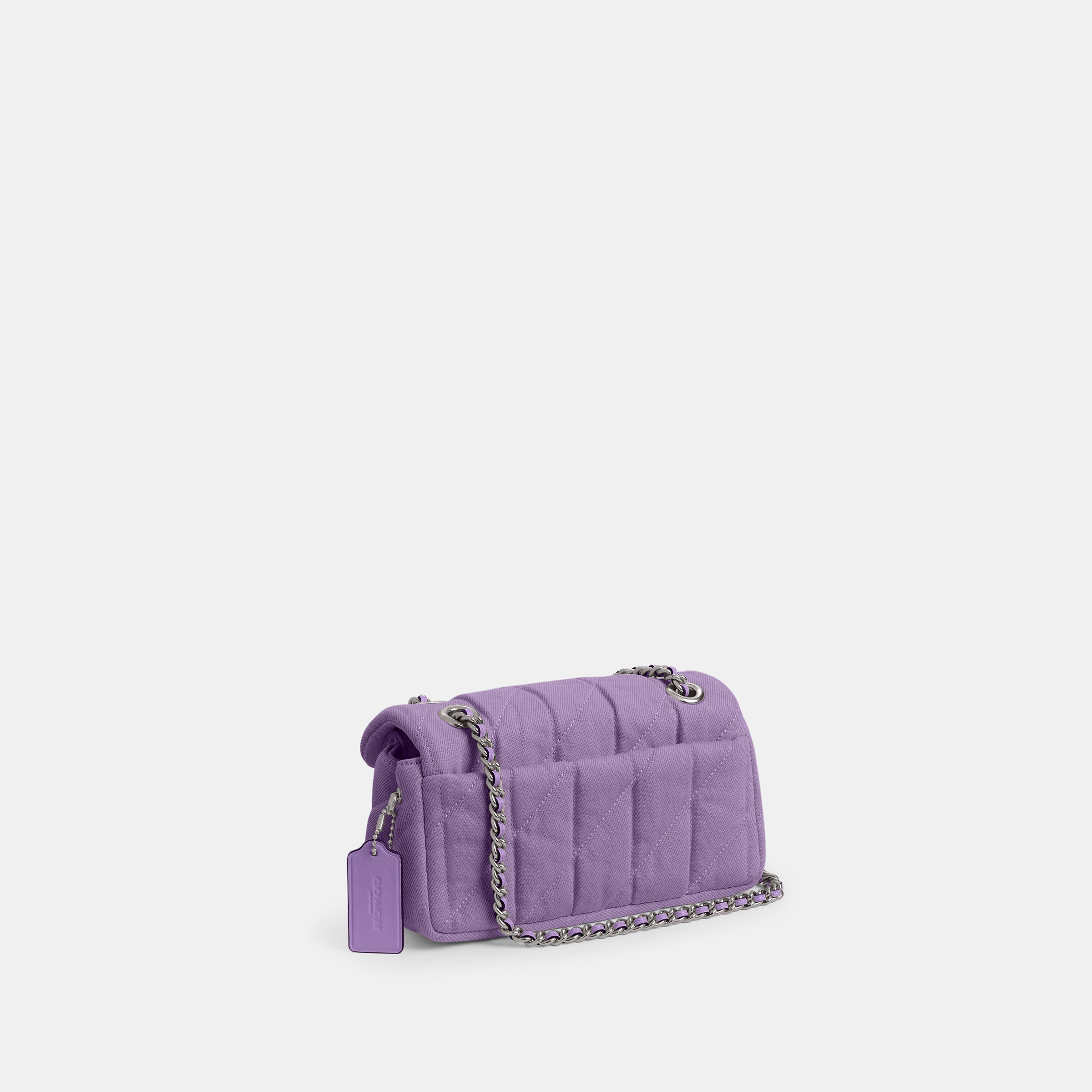 CBG33-Tabby Shoulder Bag 20 With Quilting-Lh/Iris