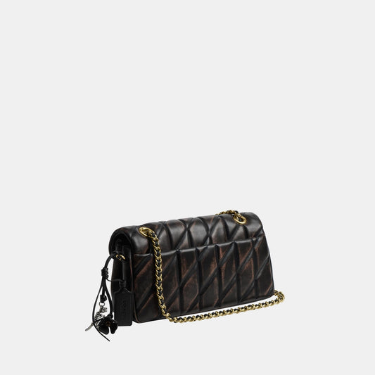 Tabby Shoulder Bag 26 In Loved Leather With Quilting