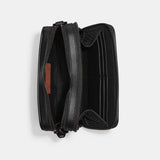 CC069-Charter Crossbody In Signature Jacquard-Charcoal/Black