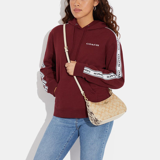 Teri Shoulder Bag In Signature Canvas-CC323-Im/Light Khaki Multi