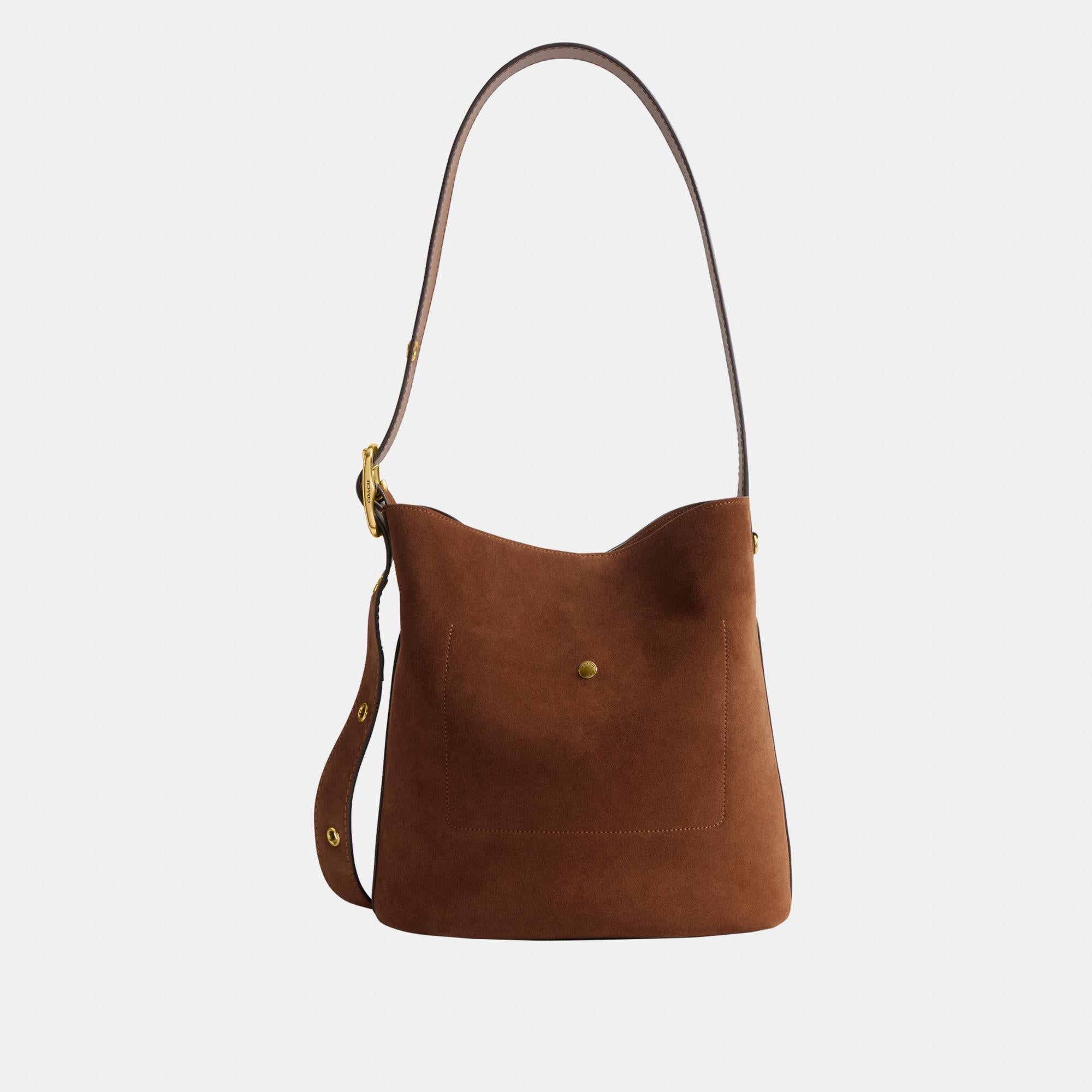 CCC24-Bleecker Bucket Bag-B4/Warm Brown