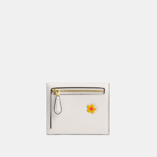 Mila Small Flap Wallet With Sticker Print