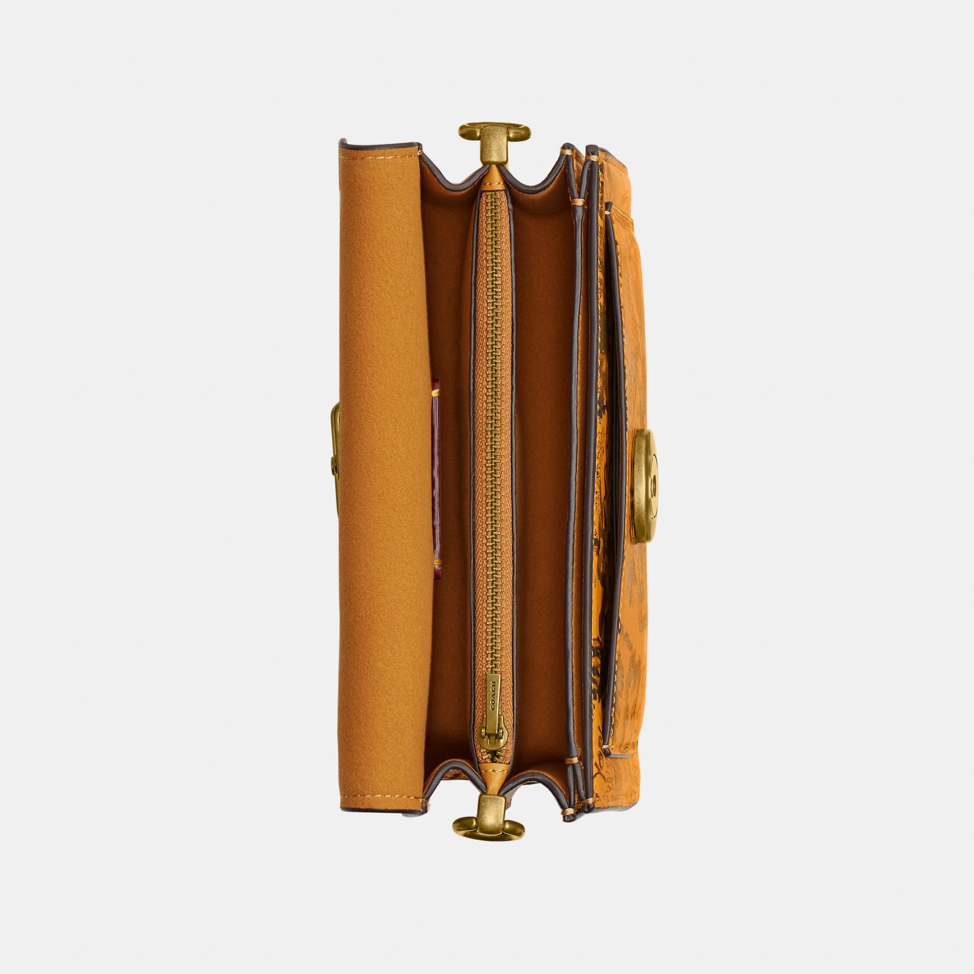 CCQ58-Tabby Shoulder Bag 20 With Graffiti Print-1Z/Ochre Multi