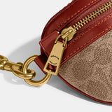 Bethany Belt Bag In Signature Canvas-CI184-B4/Tan Rust