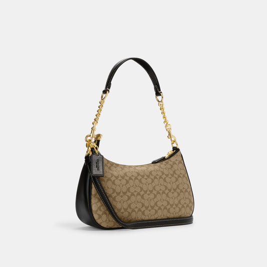CJ941-Teri Shoulder Bag In Signature Canvas