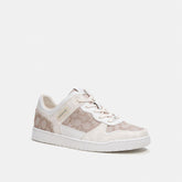 CK466-C201 Sneaker In Signature Jacquard-Chalk/Stone