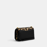 CM515-Bandit Shoulder Bag In Haircalf With Leopard Print-B4/Leopard