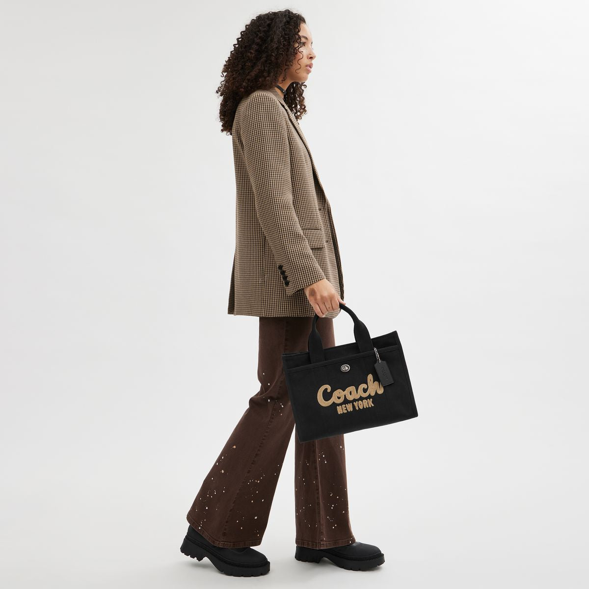 CP158-Cargo Tote Bag-LH/Black