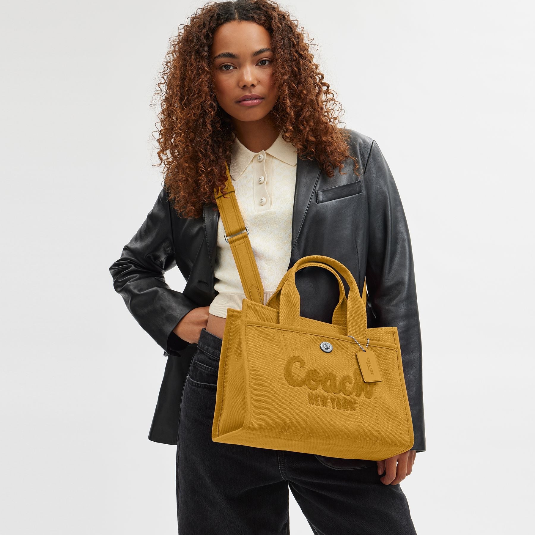 CP158-Cargo Tote Bag-LH/Yellow Gold