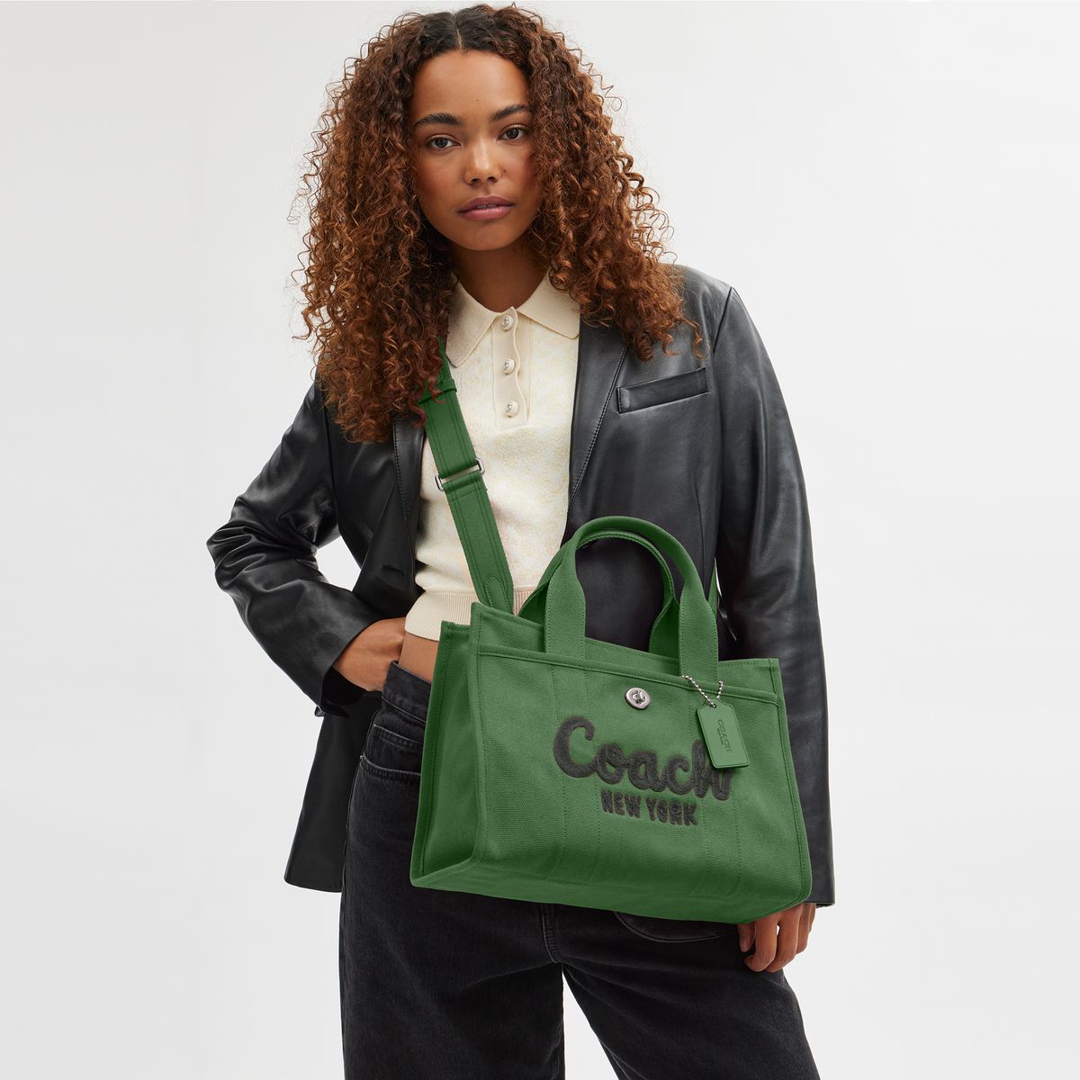 CP158-Cargo Tote Bag-LH/Soft Green