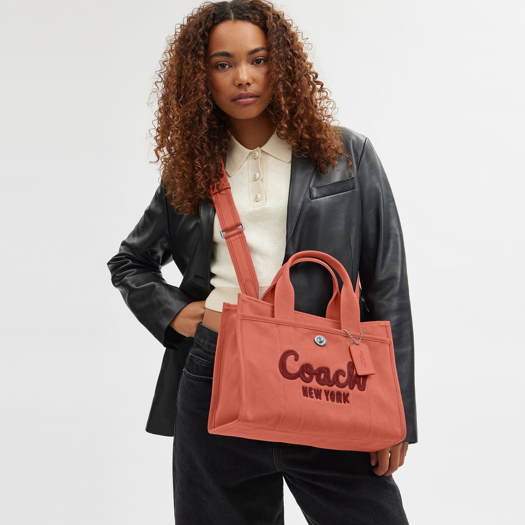 CP158-Cargo Tote Bag-LH/Light Peach