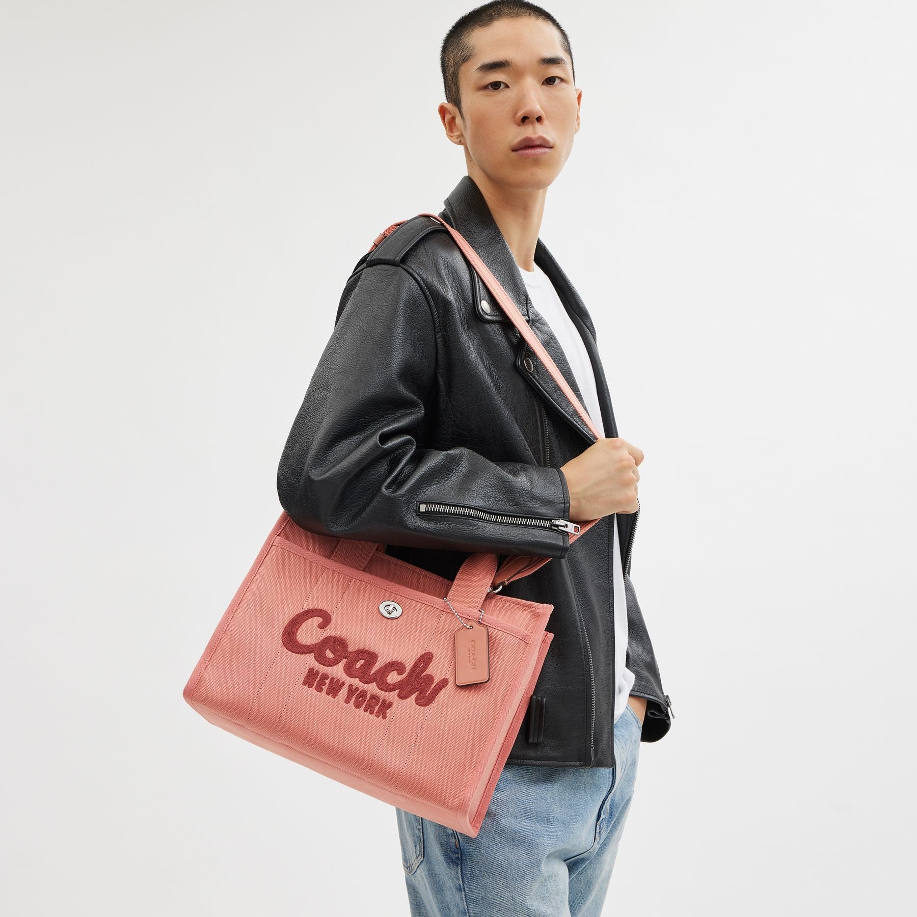 CP158-Cargo Tote Bag-LH/Light Peach