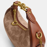 CR510-JONIE BAG IN SIGNATURE CANVAS-B4/Tan Caramel