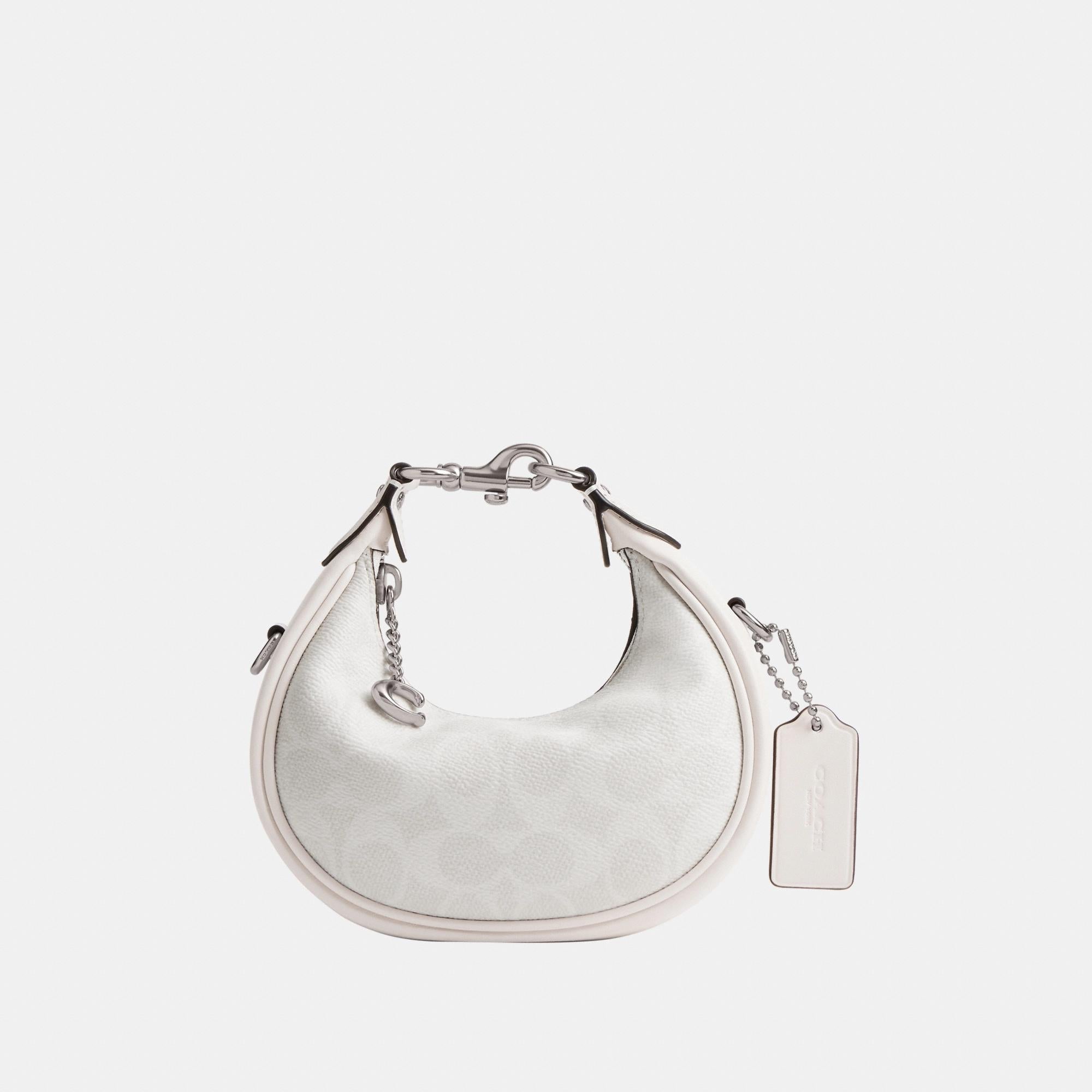 CR510-JONIE BAG IN SIGNATURE CANVAS-LH/White Chalk