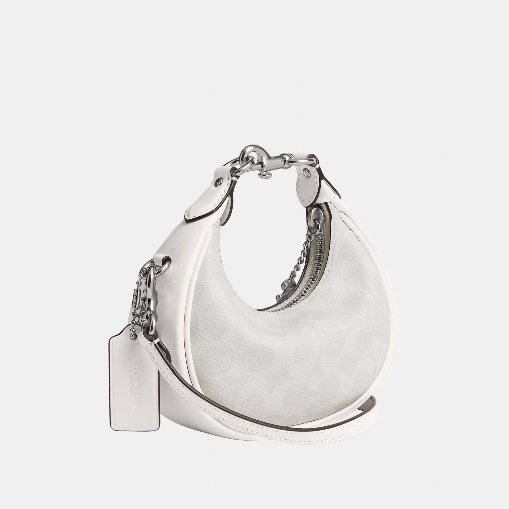 CR510-JONIE BAG IN SIGNATURE CANVAS-LH/White Chalk