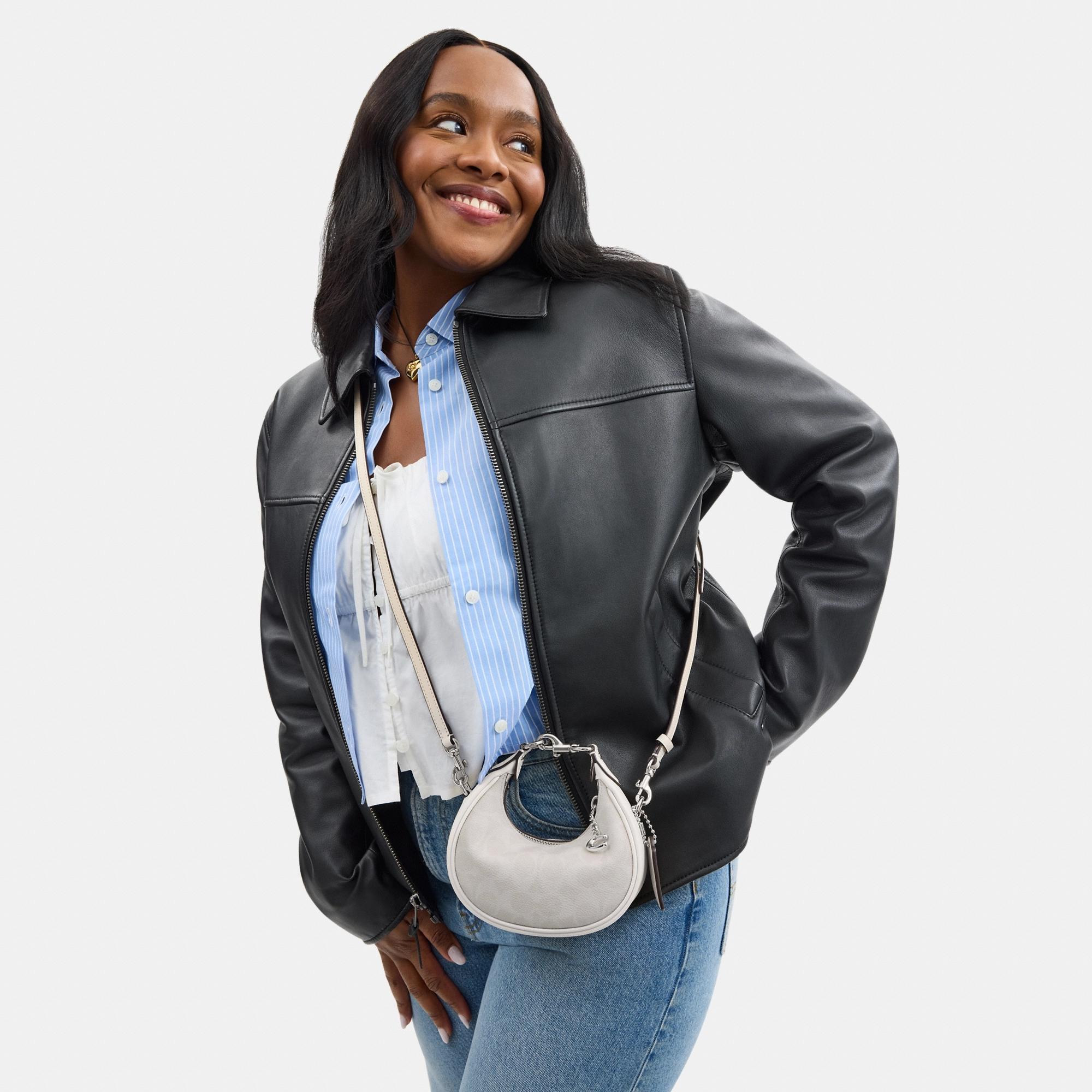 CR510-JONIE BAG IN SIGNATURE CANVAS-LH/White Chalk