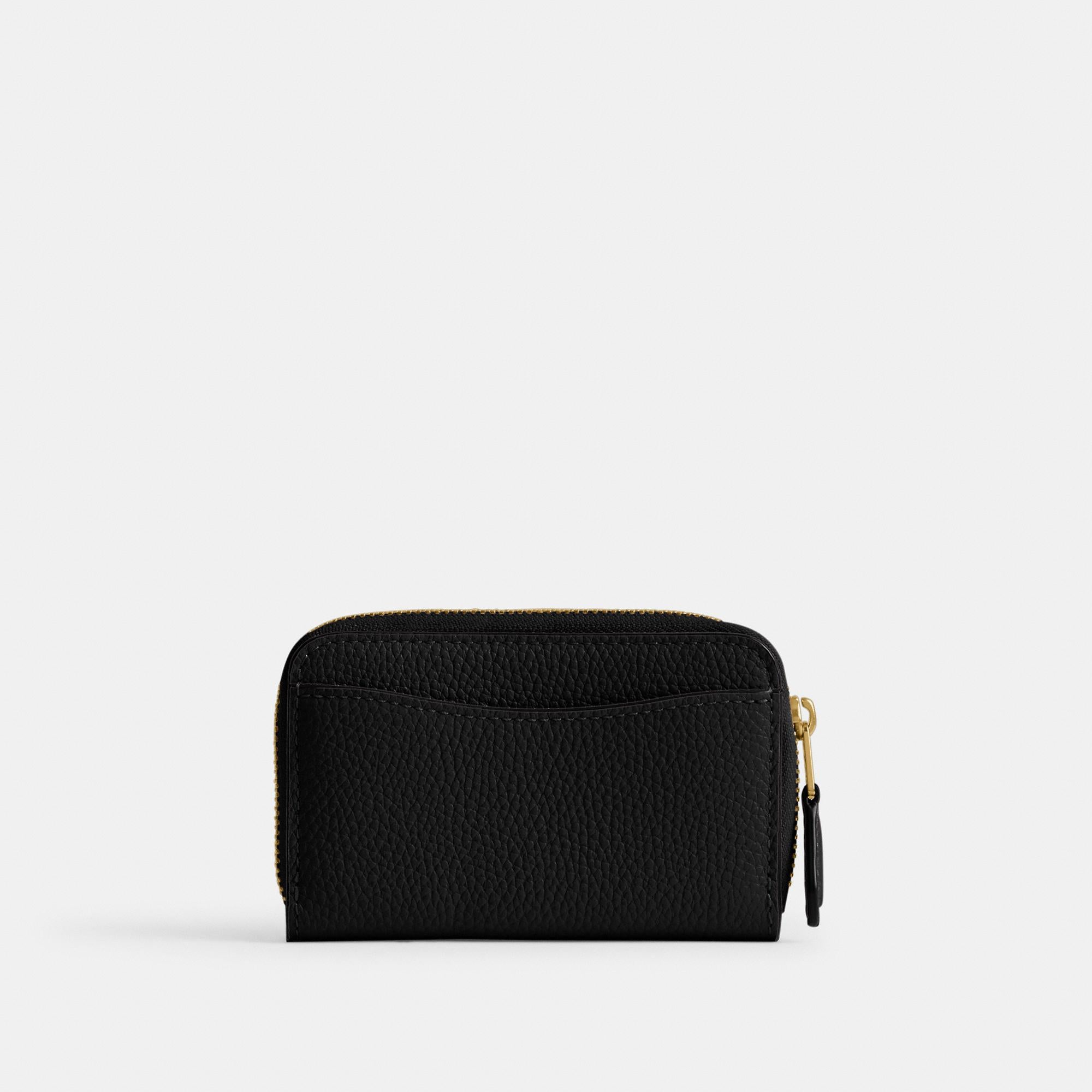 CR551-Essential Small Zip Around Card Case-B4/Black