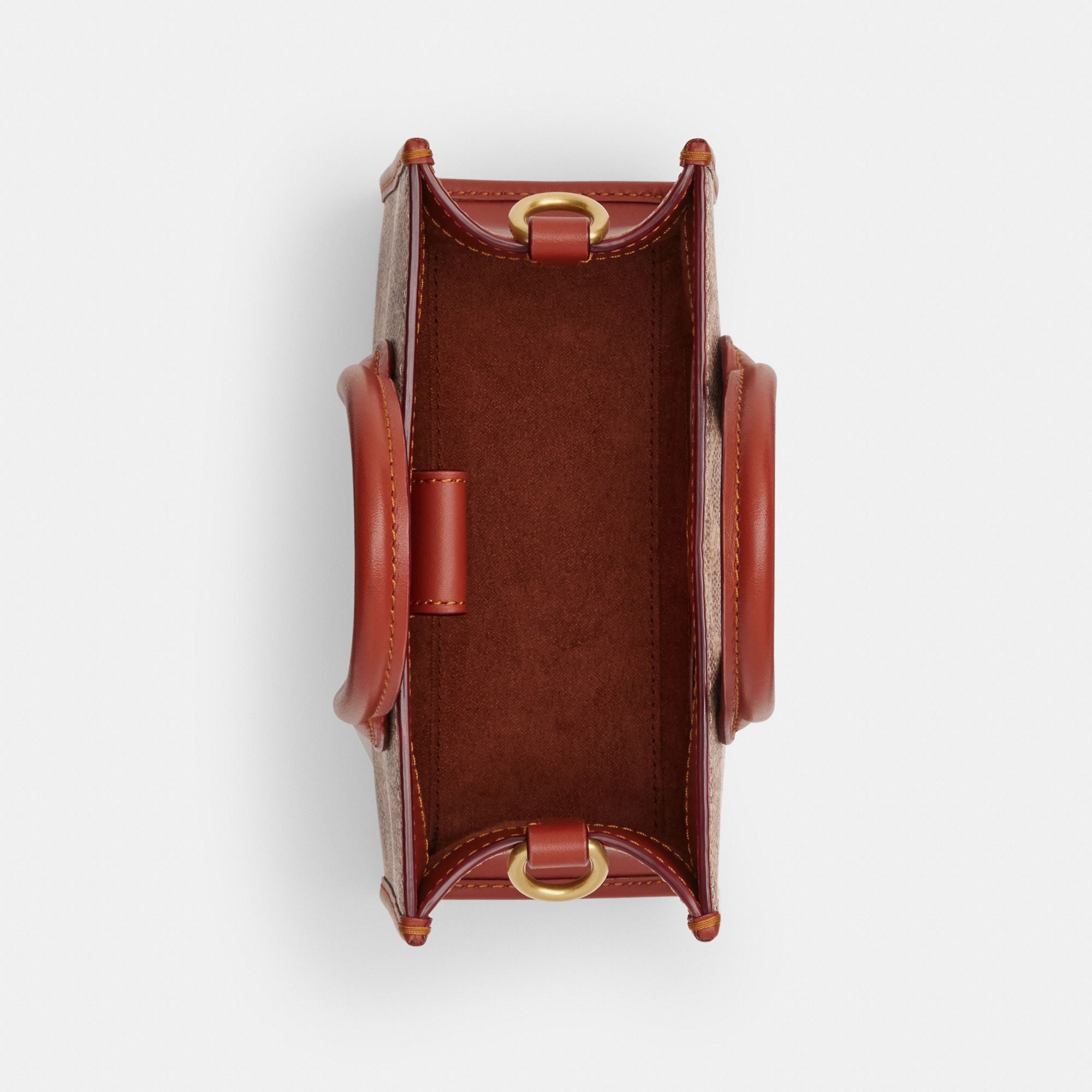 ct891-Ace Tote Bag 17 In Signature Canvas-B4/Tan Rust