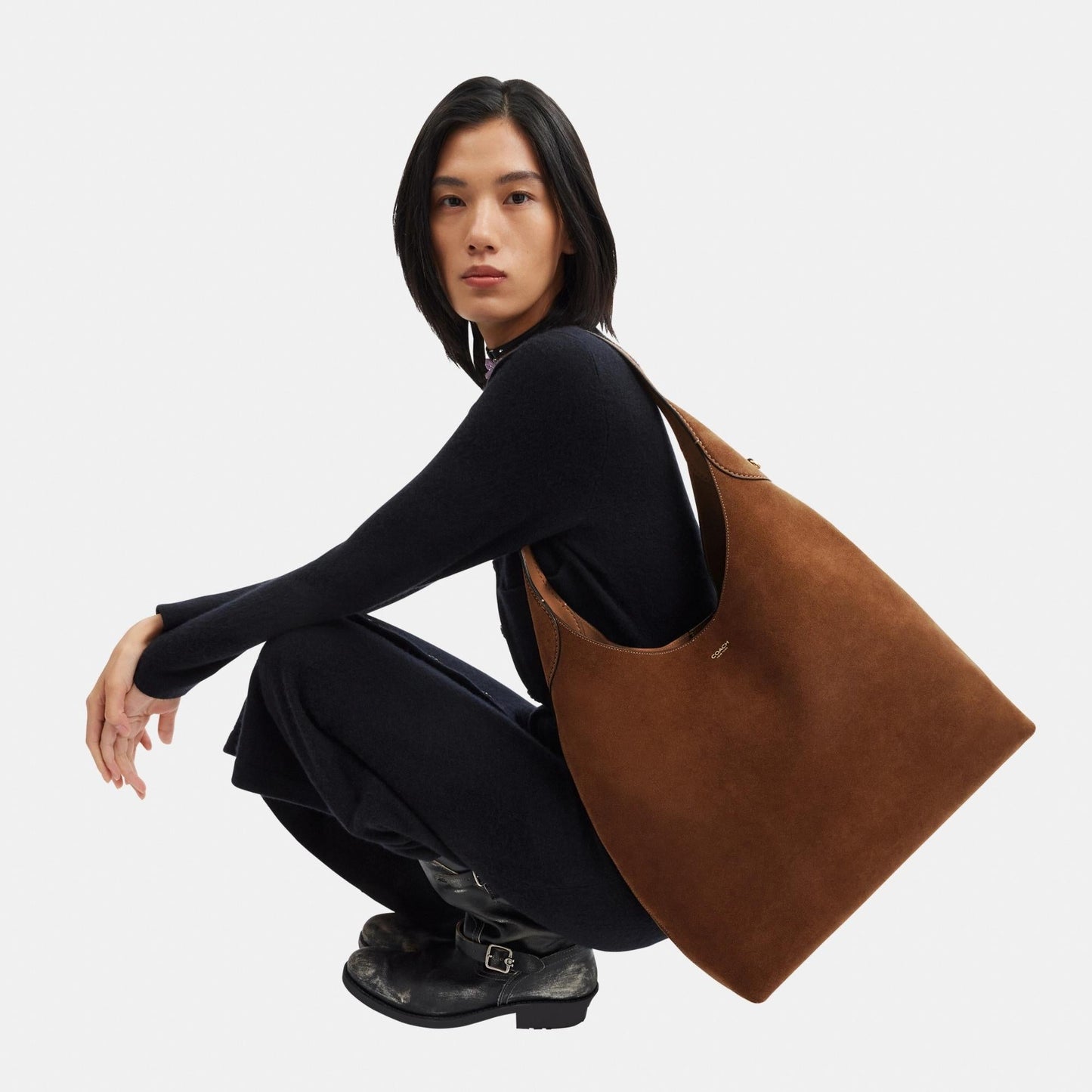 CW636-Brooklyn Shoulder Bag 39-B4/Warm Brown