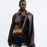 CY200-TABBY SHOULDER BAG 20 IN SIGNATURE CANVAS-B4/TAN BROWN