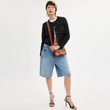 CY200-TABBY SHOULDER BAG 20 IN SIGNATURE CANVAS-B4/Tan Rust