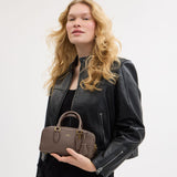 CY917-BOWERY SATCHEL 22-B4/DARK STONE