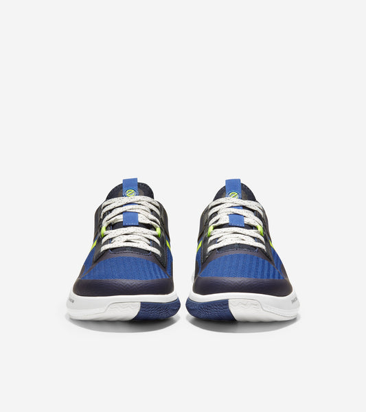 ColeHaan-Zerøgrand Winner Tennis Sneaker-c34011-Navy Ink/Pacific Blue/Safety Yellow/Optic White