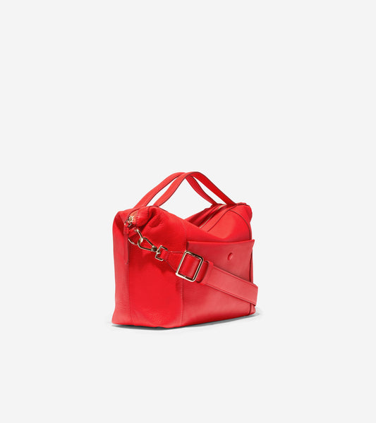 ColeHaan-Grand Ambition Soft Satchel -u04421-Flame Scarlet