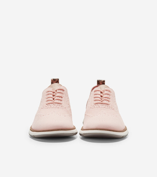 4.ZERØGRAND Oxford-w23560-Peach Whip Stitchlite™-Snake Print