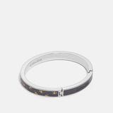 COACH-Coach Plaque Printed Hinged Bangle-24494-SVBHP