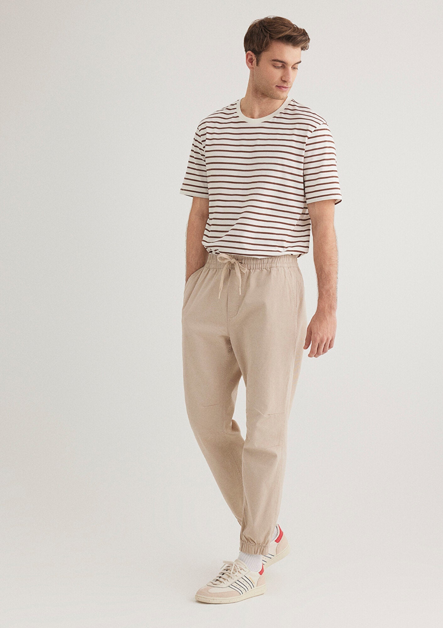 Ecru Jogger Pants