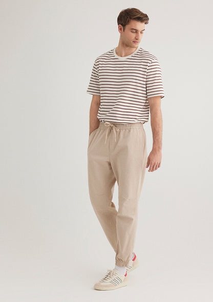 Ecru Jogger Pants