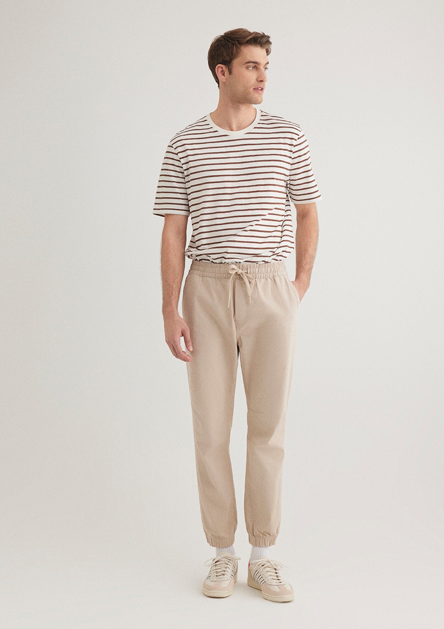 Ecru Jogger Pants