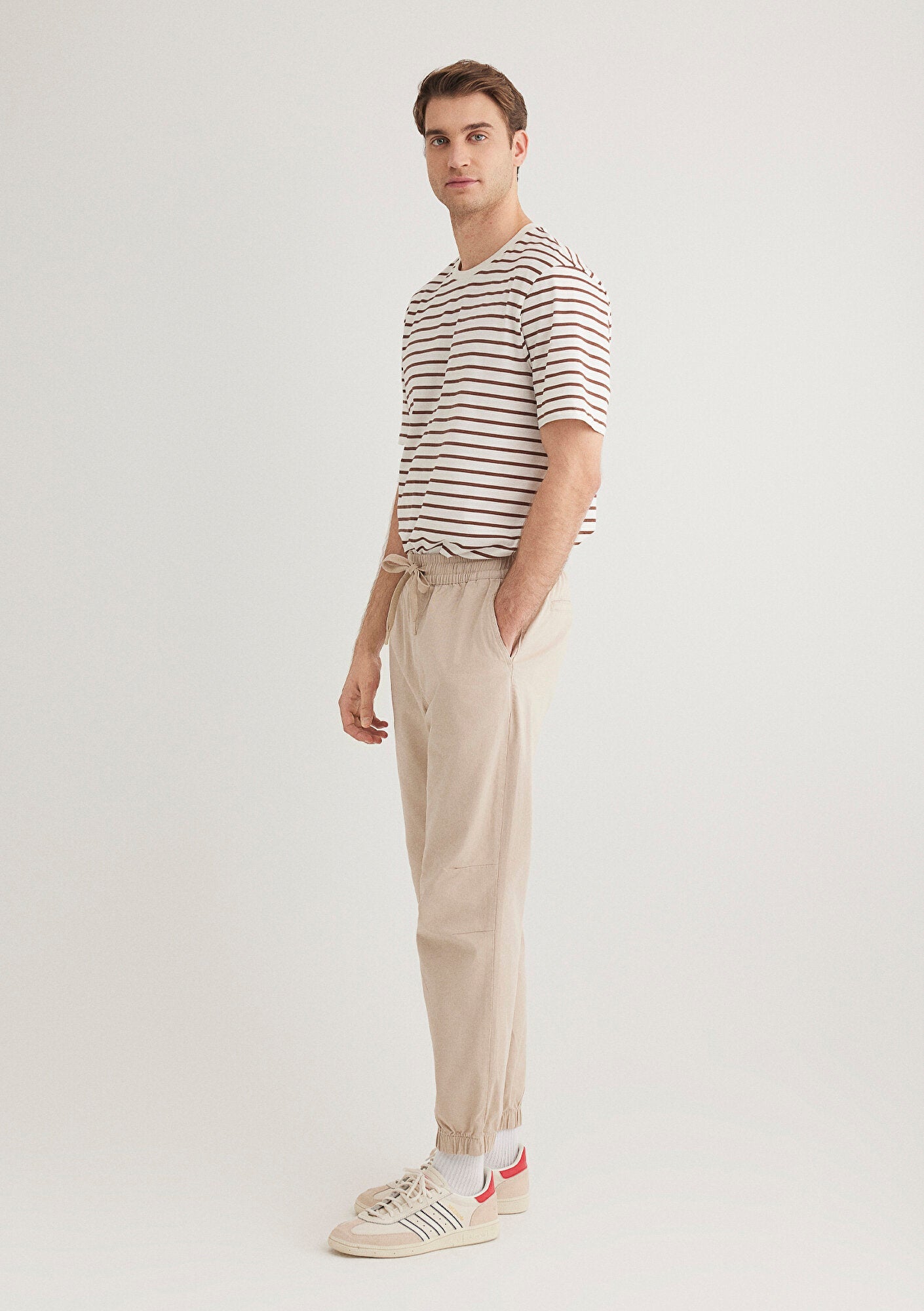 Ecru Jogger Pants