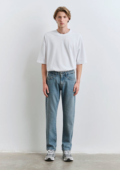 Lisbon Dusty Mid Blue Street Denim Jean Pants