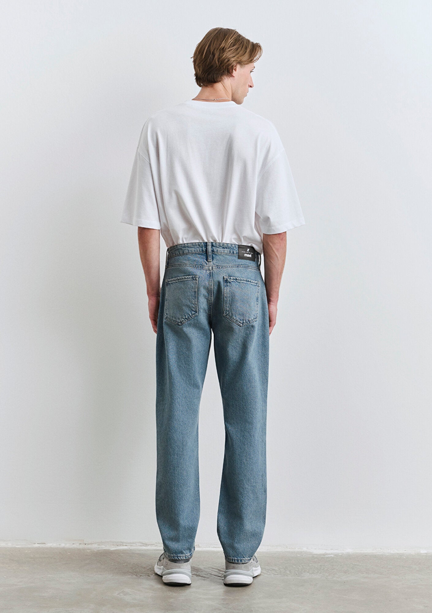 Lisbon Dusty Mid Blue Street Denim Jean Pants
