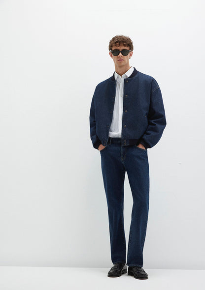 Lisbon Used Dark Indigo Classic Denim Jean Pants
