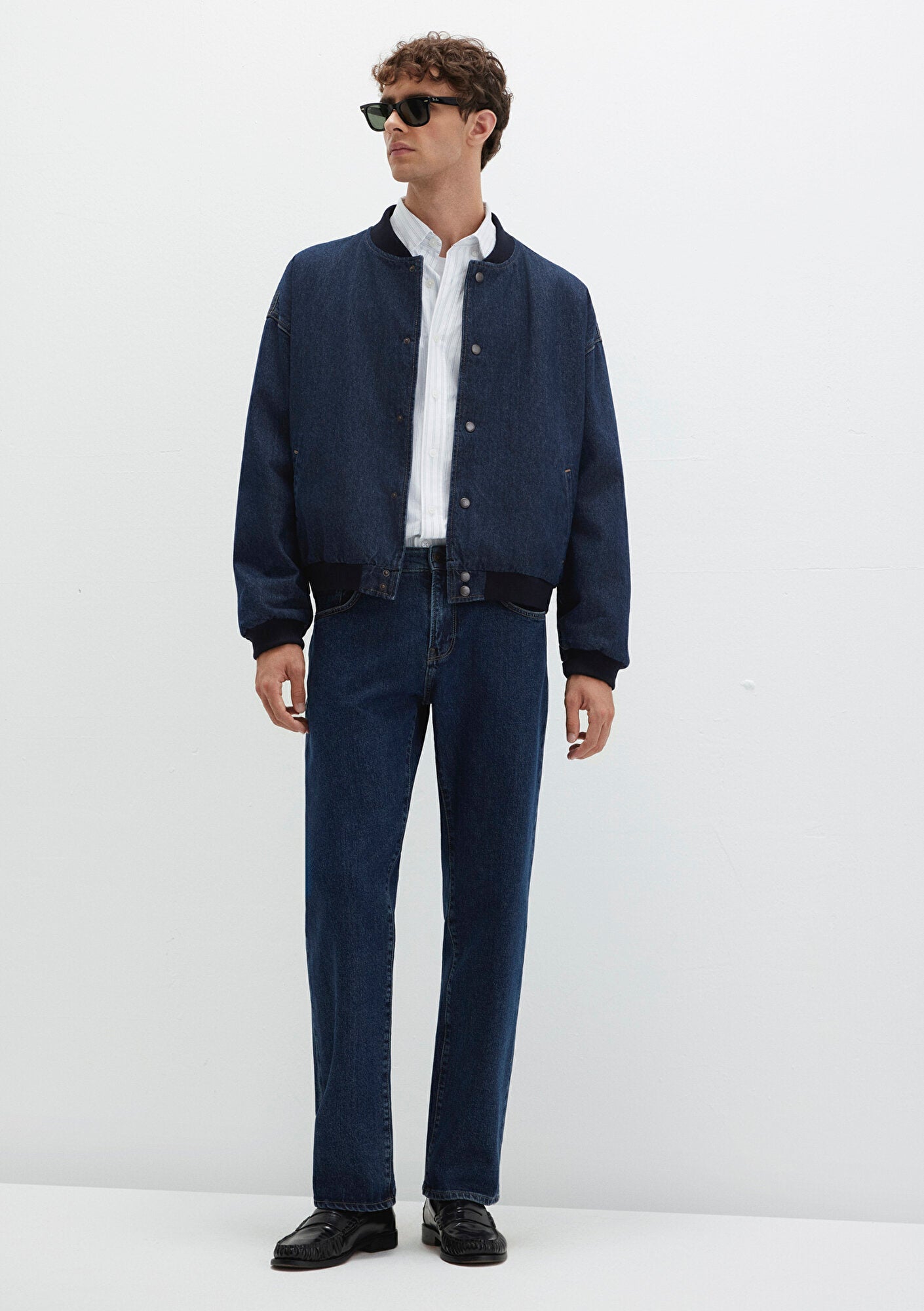 Lisbon Used Dark Indigo Classic Denim Jean Pants