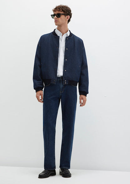 Lisbon Used Dark Indigo Classic Denim Jean Pants