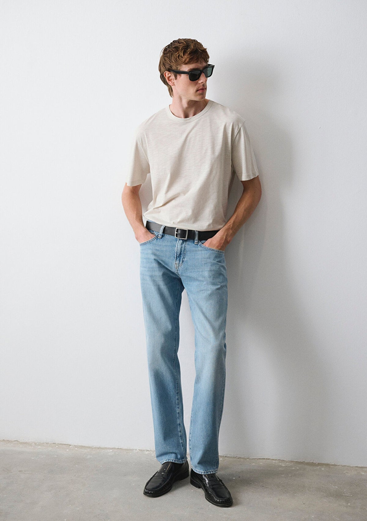 Lisbon Lt Blue Classic Denim Jean Pants