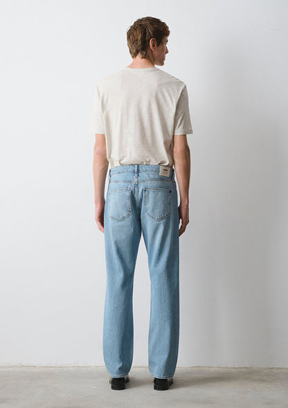 Lisbon Lt Blue Classic Denim Jean Pants