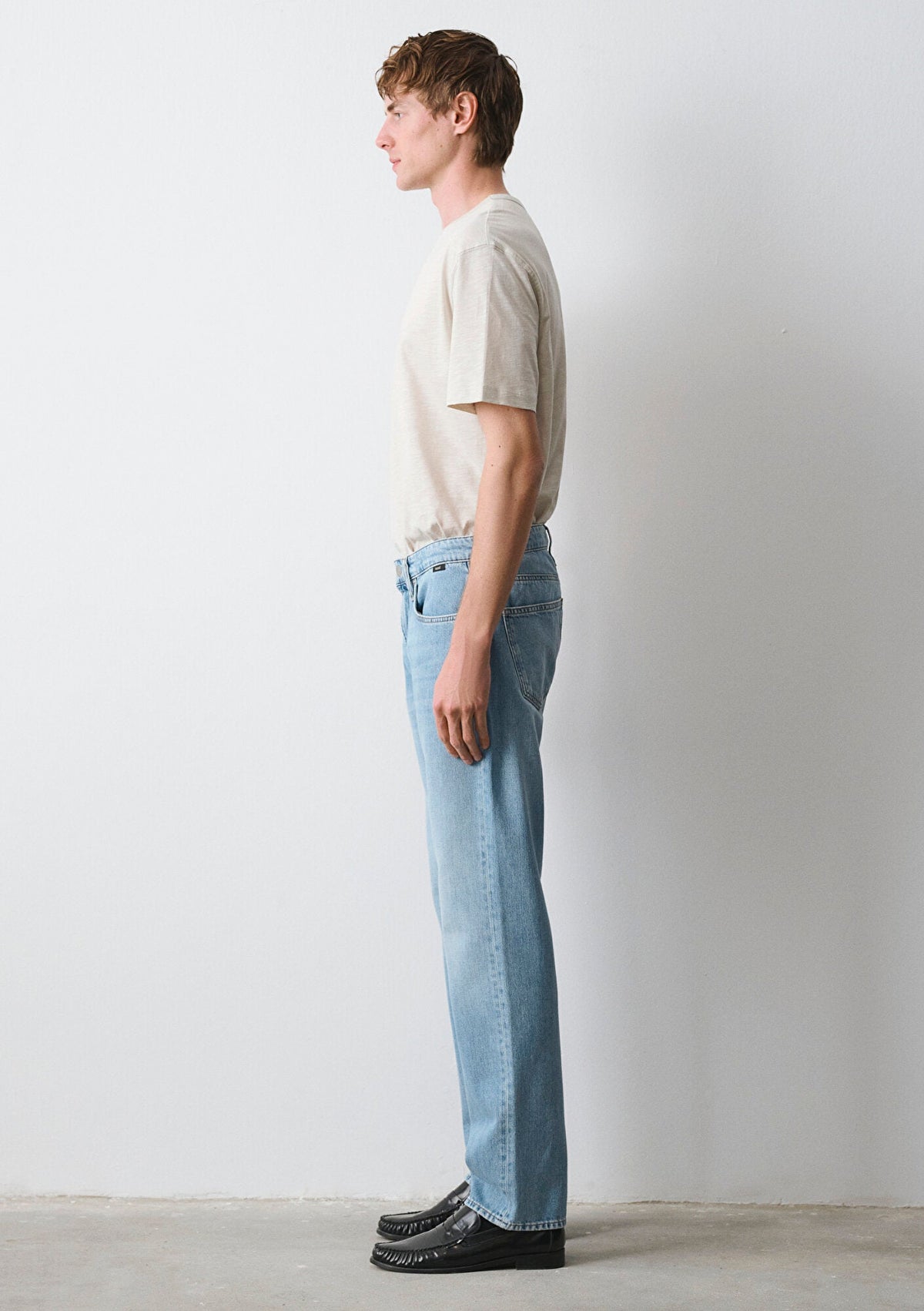 Lisbon Lt Blue Classic Denim Jean Pants