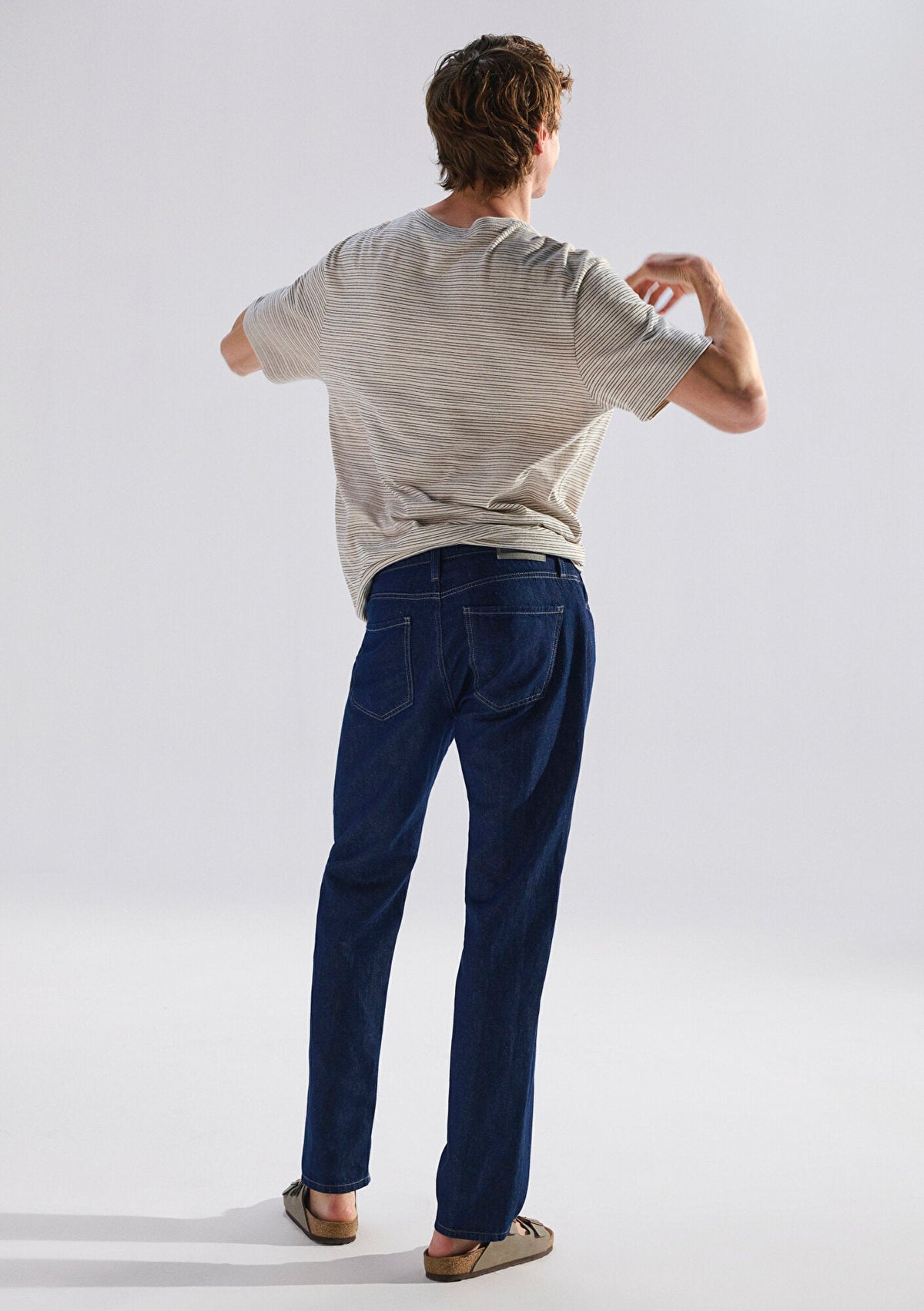 Lisbon Rinse Edition Linen Jean Pants