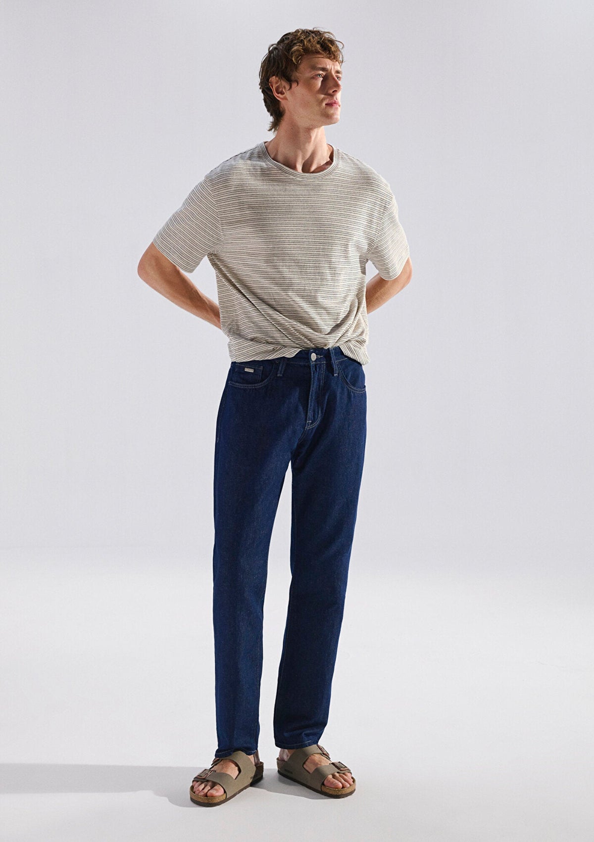 Lisbon Rinse Edition Linen Jean Pants