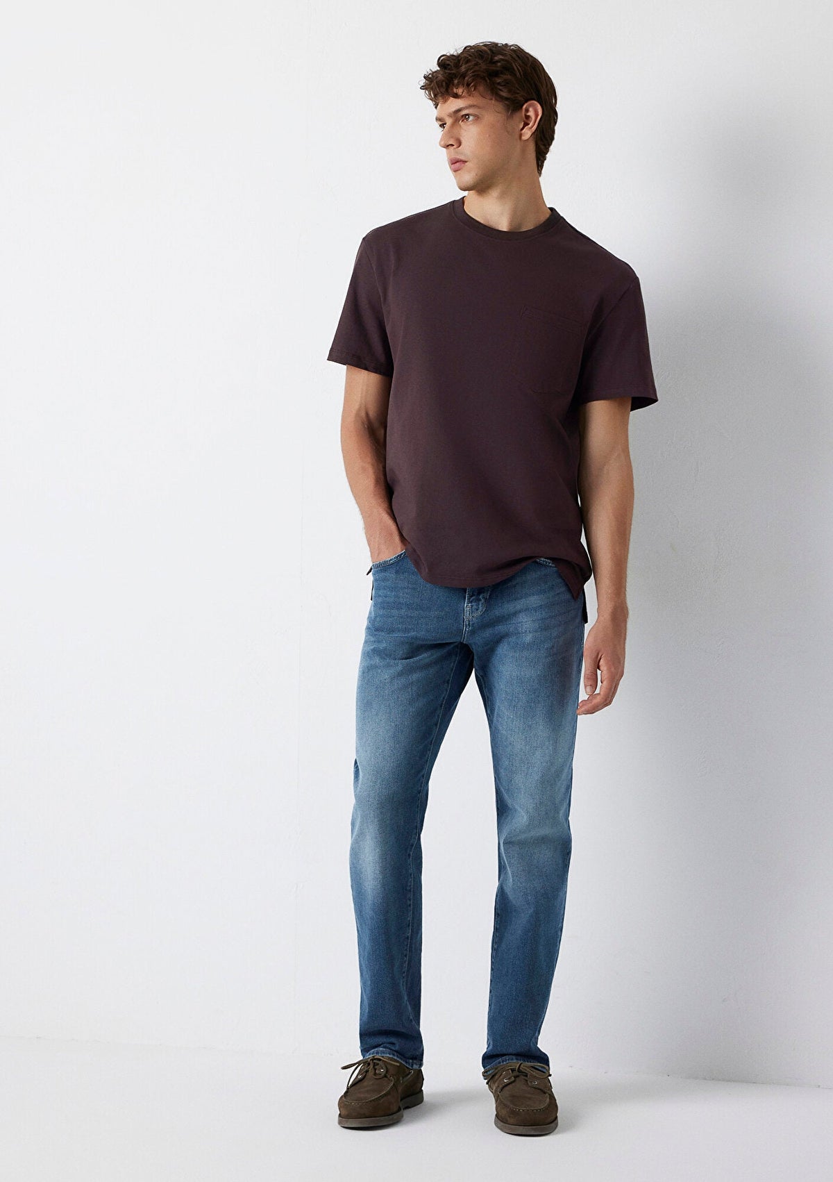 Lisbon Dark Indigo Classic Denim Jean Pants