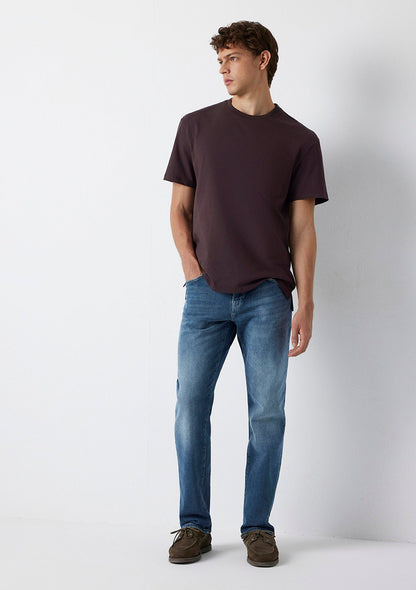 Lisbon Dark Indigo Classic Denim Jean Pants